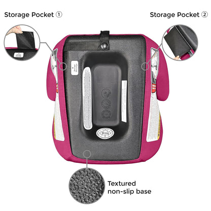 Diono Solana Lite Backless Booster Car Seat (Pink Cotton Candy) - Kidsy