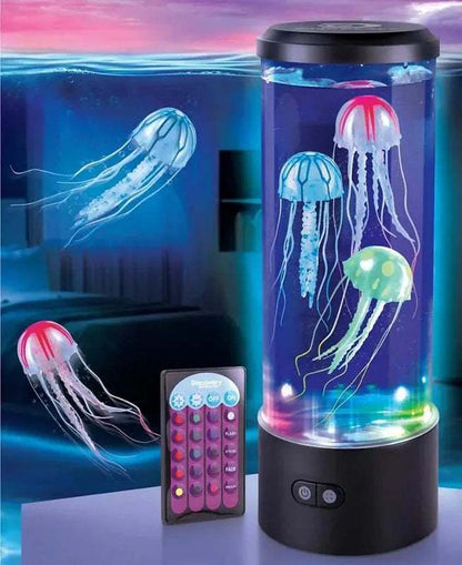 Discovery Mindblown Jellyfish Aquarium Lamp Set (Black) - Kidsy
