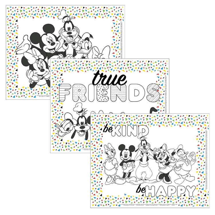 Disney Baby by J.L. Childress ColorMe Disposable Placemats - Kidsy
