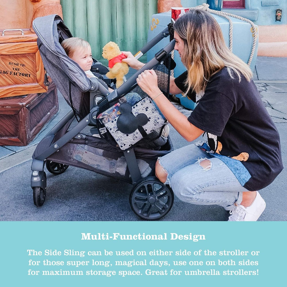 Disney Baby by J.L. Childress Side Sling Stroller Cargo Net - Kidsy