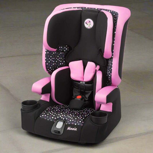 Disney Baby MagicSquad 3 - in - 1 Harnessed Booster Car Seat (Minnie Dot Party) - Kidsy