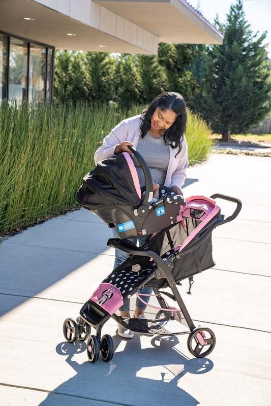 Disney Baby Simple Fold LX Travel System (Minnie Dot Party) - Kidsy