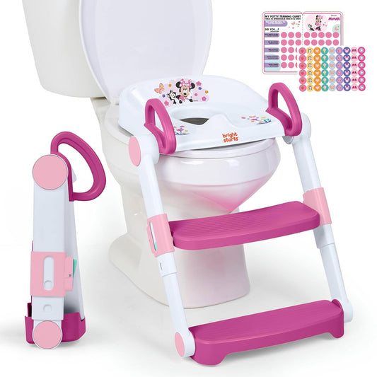 Disney Minnie Mouse Foldaway Ladder Potty Seat by Bright Starts (Minnie Ladder) - Kidsy