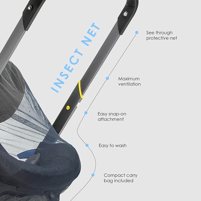 Doona Insect Net - Compatible with Doona Car Seat & Stroller - Kidsy