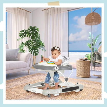 Dream on Me 2 - in - 1 Aloha Fun Baby Walker (Grey) - Kidsy