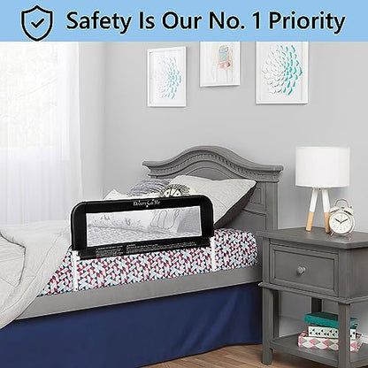 Dream On Me Adjustable Mesh Bed Rail (Black) - Kidsy