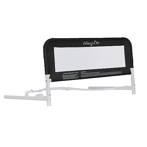 New Dream On Me Adjustable Mesh Bed Rail (Black)