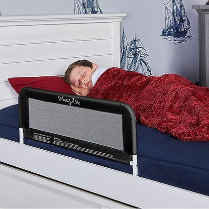 Dream On Me Adjustable Mesh Bed Rail (Black) - Kidsy