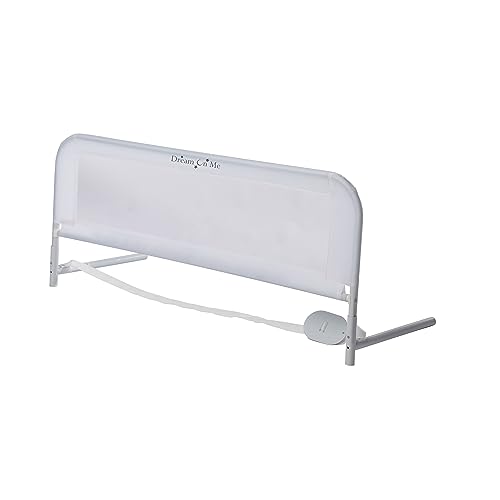 Dream On Me Adjustable Mesh Bed Rail (White) - Kidsy