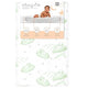 Dream On Me Aster 3" Fiber Mini Crib Mattress (Green Vinyl) - Kidsy