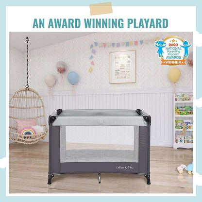 Dream on Me Baby Nest Portable Play Yard (Grey) - Kidsy