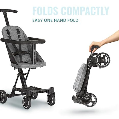 Dream On Me Coast Rider Stroller (Grey) - Kidsy