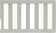 Dream on Me Convertible Crib Toddler Guard Rail (Cool Grey) - Kidsy