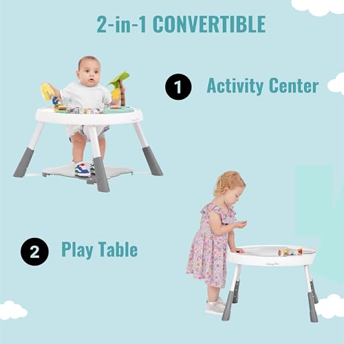 Dream On Me Curio Sit N Seek 2 - in - 1 Activity Center (Lime) - Kidsy