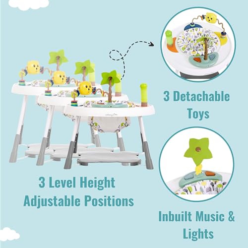 Dream On Me Curio Sit N Seek 2 - in - 1 Activity Center (Lime) - Kidsy