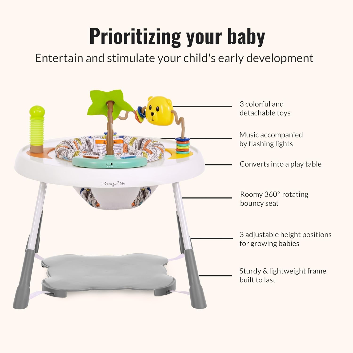 Dream On Me Curio Sit N Seek Baby Activity Center (Mint) - Kidsy