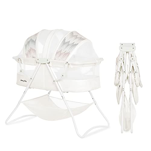 Dream On Me Karley Bassinet (Dove White) - Kidsy