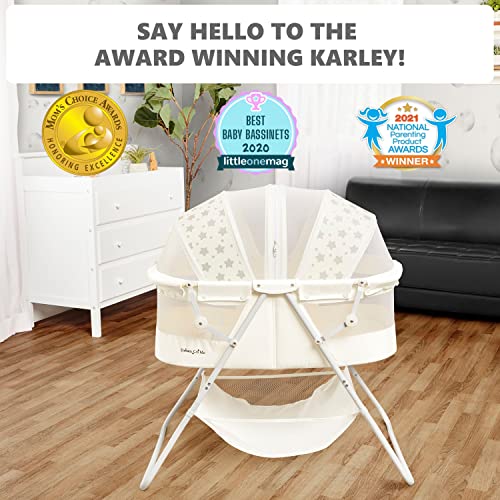 Dream On Me Karley Bassinet (French White) - Kidsy