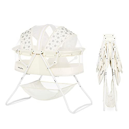 Dream On Me Karley Bassinet (French White) - Kidsy