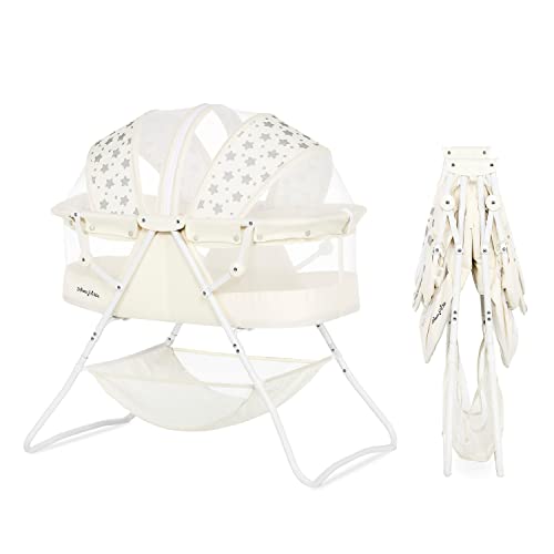 Dream On Me Karley Bassinet (French White) - Kidsy