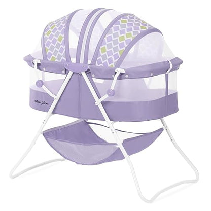 Dream On Me Karley Lightweight Travel Baby Bassinet (Periwinkle) - Kidsy