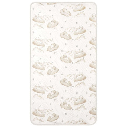 Dream On Me Mattress – Crib & Toddler Twilight w/Vinyl Cover (Beige) - Kidsy