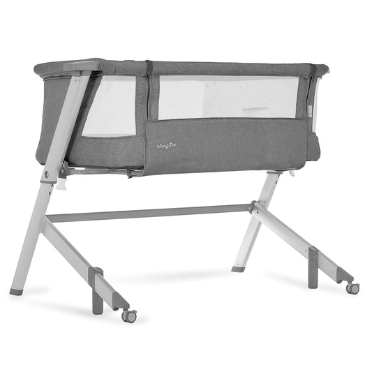 Dream On Me Skylar Bassinet and Bedside Sleeper (Grey) - Kidsy