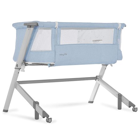 Dream on Me Skylar Bassinet & Bedside Sleeper (Blue) - Kidsy