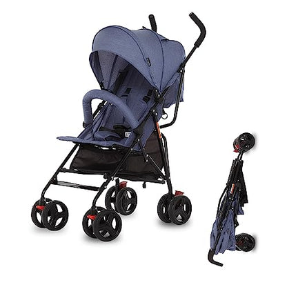 Dream On Me Vista Moonwalk Baby Stroller (Blue) - Kidsy