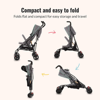 Dream On Me Vista Moonwalk Baby Stroller (Mint) - Kidsy