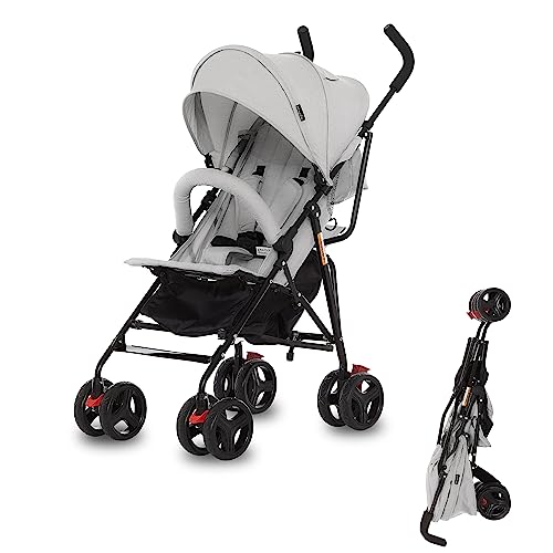 Dream On Me Vista Moonwalk Lightweight Stroller (Light Gray) - Kidsy