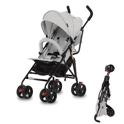 Dream On Me Vista Moonwalk Lightweight Stroller (Light Gray) - Kidsy