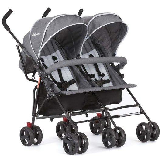 Dream on Me Volgo Twin Umbrella Stroller (Gray Lightweight) - Kidsy