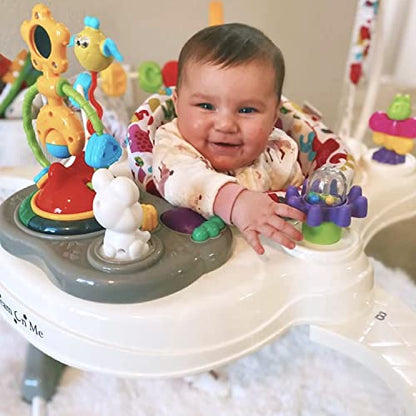 Dream On Me Zany 2 - in - 1 Activity Center & Bouncer (White/Black) - Kidsy