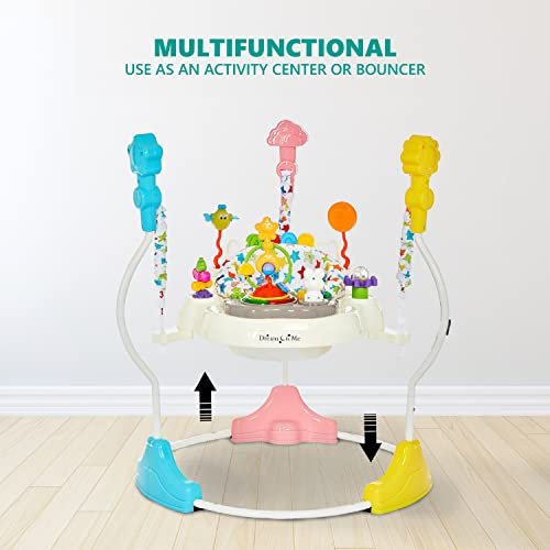 Dream On Me Zany 2 - in - 1 Baby Activity Center and Bouncer (Star Print) - Kidsy