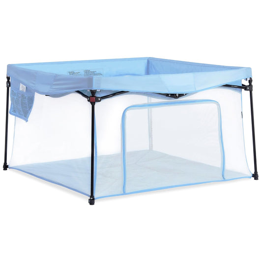 Dream On Me Ziggy Square Playpen (Blue) - Kidsy