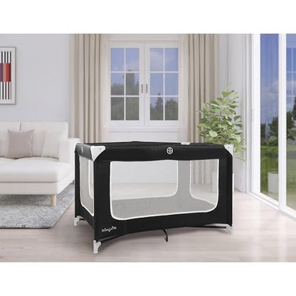 Dream On Me Zodiak Portable Playard (Black) - Kidsy