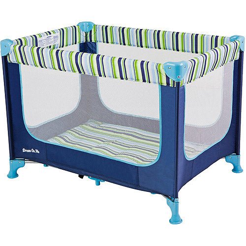 Dream On Me Zodiak Portable Playard with Padded Mat (Navy) - Kidsy