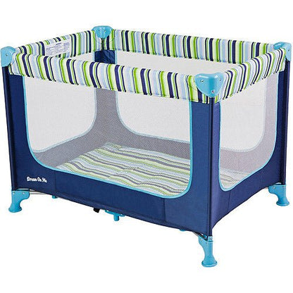 Dream On Me Zodiak Portable Playard with Padded Mat (Navy) - Kidsy