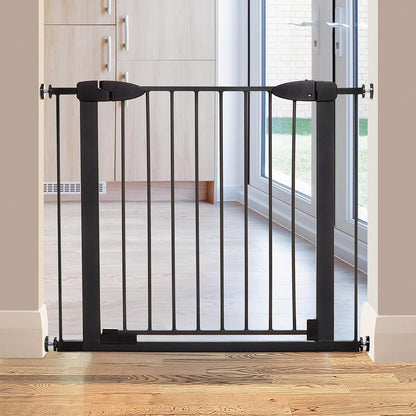 Dreambaby Boston Magnetic Auto Close Security Gate 29.5-38 inches (Black) - Kidsy