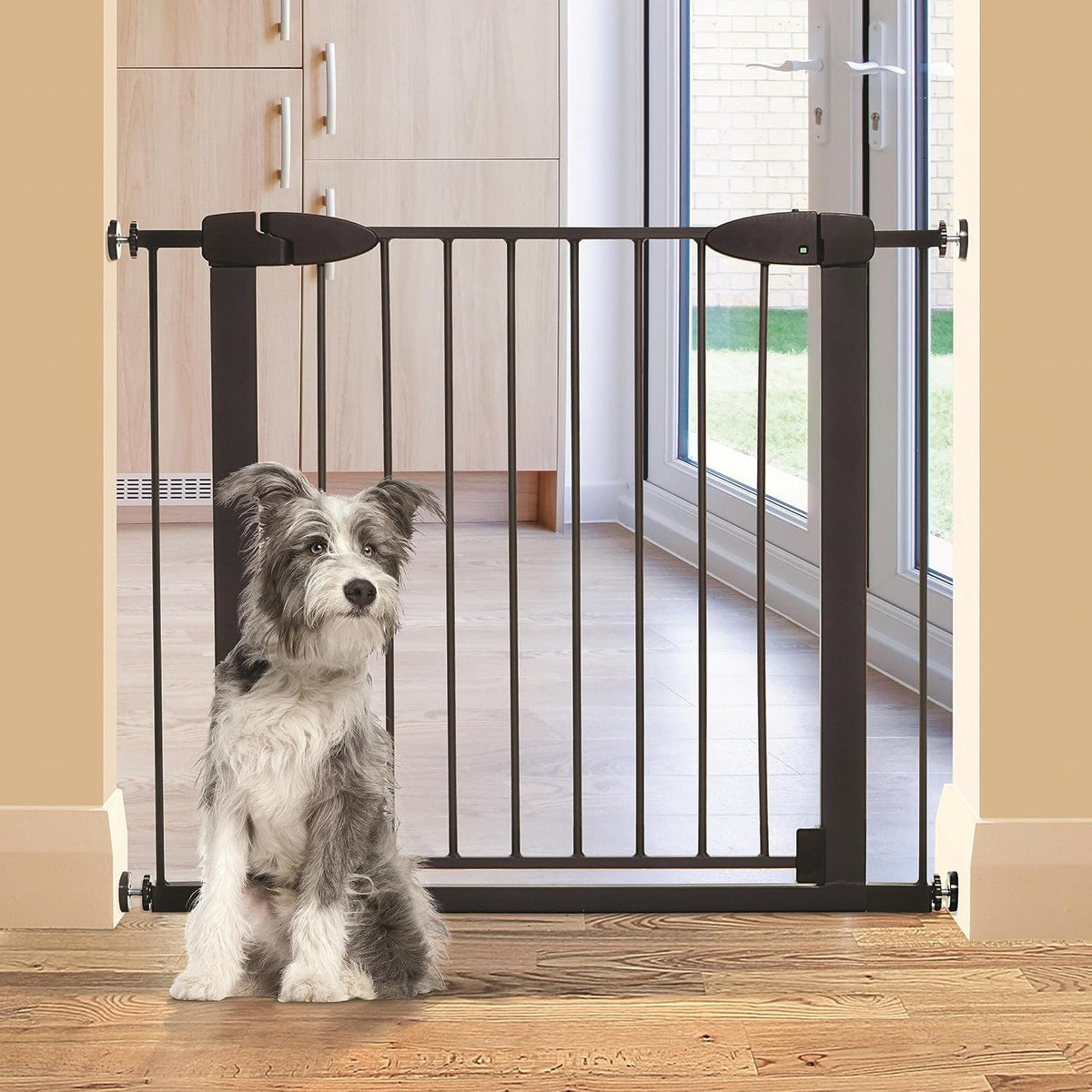 Dreambaby Boston Magnetic Auto Close Security Gate 29.5-38 inches (Black) - Kidsy