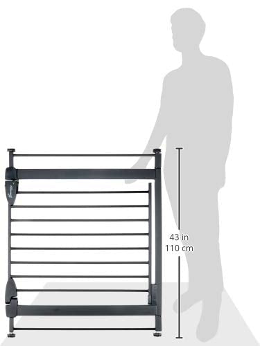 Dreambaby Boston Magnetic Auto Close Security Gate 29.5-38 inches (Black) - Kidsy