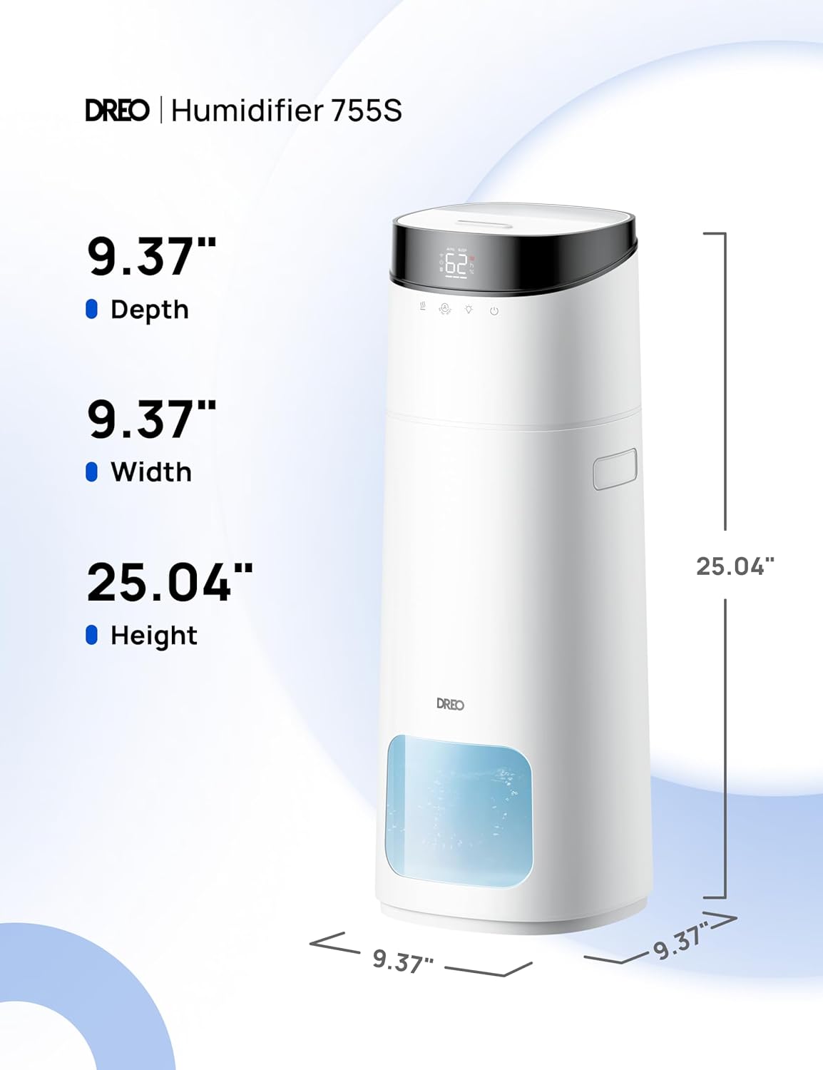 Dreo 16L Smart Humidifier Large Room 1000 ft² - HM755S White - Kidsy