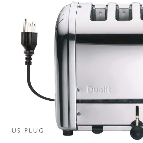 Dualit Classic 4 Slice NewGen Toaster, Mechanical Timer, Stainless Steel (Chrome) - Kidsy