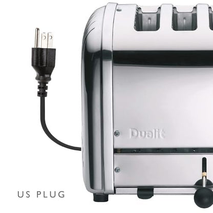 Dualit Classic 4 Slice NewGen Toaster, Mechanical Timer, Stainless Steel (Chrome) - Kidsy