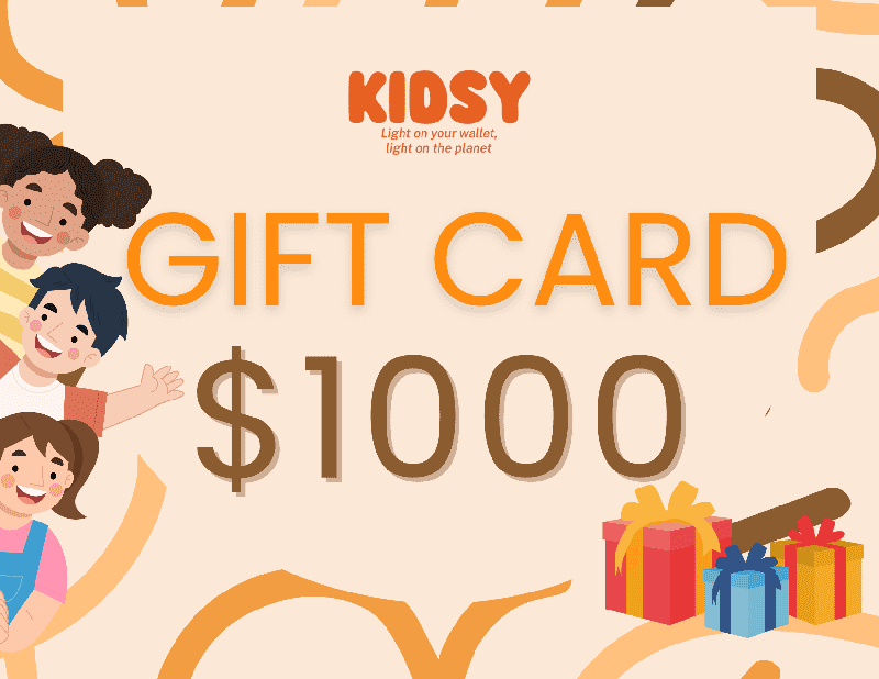 E - Gift Card | From $20 up to $1000 Available - Kidsy