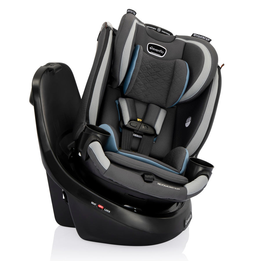 New Revolve360 Slim 2-in-1 Rotational Car Seat with Quick Clean Cover