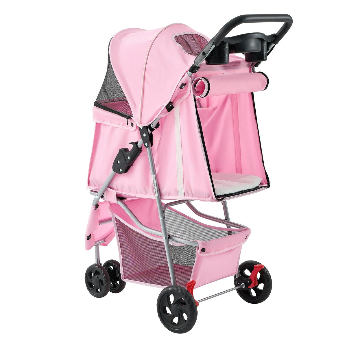 edx 3 Wheels Pet Stroller (Pink) - Kidsy