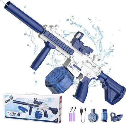 Electric Water Gun Squirt Gun Toy (Blue) - Kidsy