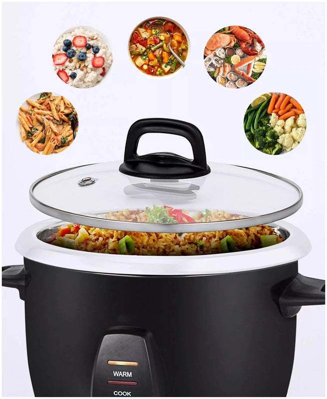 Elite Cuisine 10 - Cup Rice Cooker with Stainless - Steel Inner Pot - Kidsy